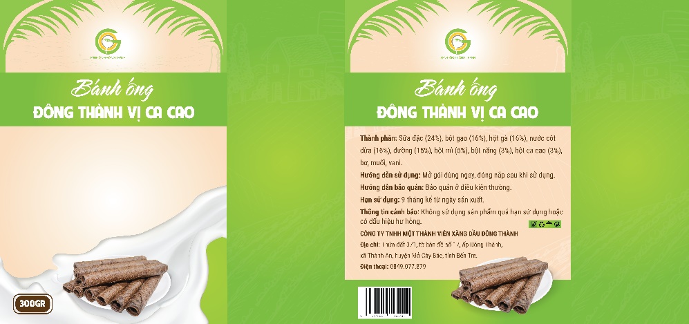 BÁNH ỐNG ĐÔNG THÀNH VỊ CA CAO