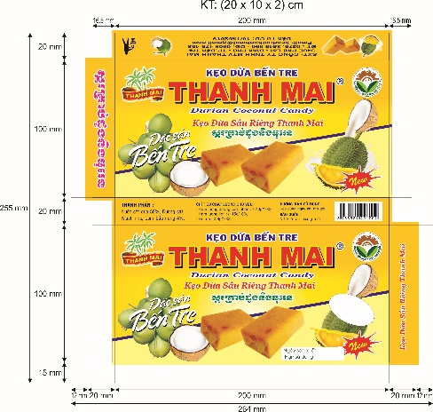 KẸO DỪA SẦU RIÊNG THANH MAI