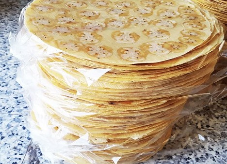 Bánh phồng mì dán chuối