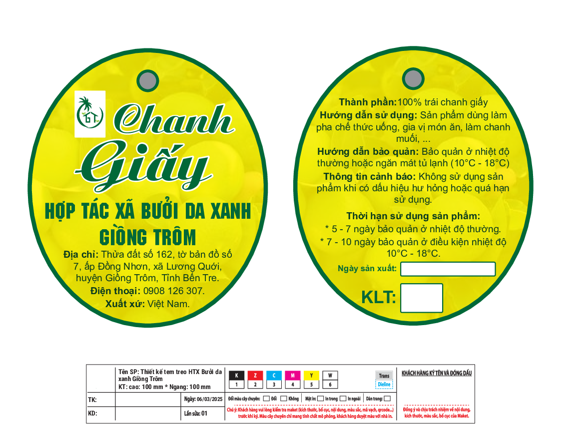 Chanh Giấy